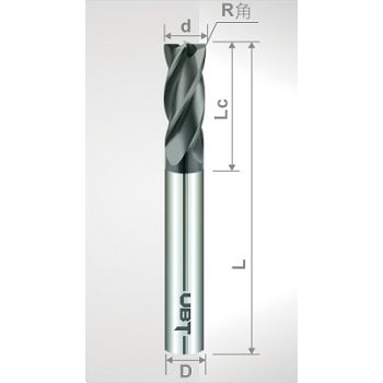 四刃圓鼻銑刀-EC433034