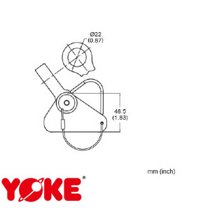 Rope Grab With Removable Cam-N-651B