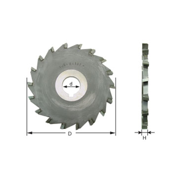 Staggered tooth side cutters-TWS-1