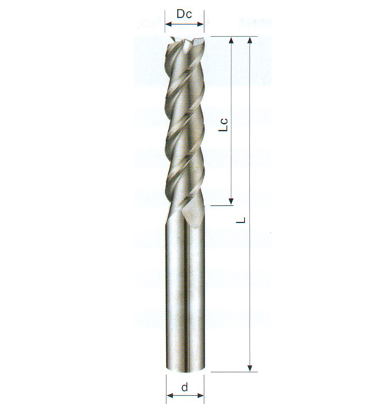 End Mills for Aluminum-E135