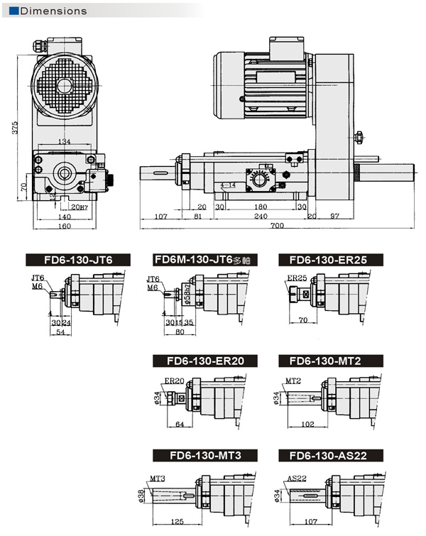 Hydraulic Drilling Units  FD6-130-FD6-130