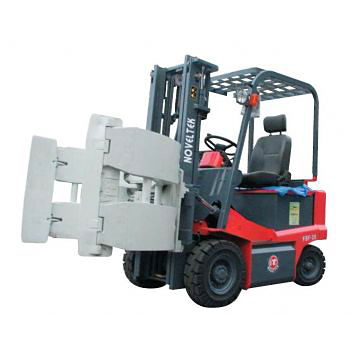 Advanced Electric Forklift Truck (Load:1.5Tons／2Tons／2.5Tons) + Barrels folder ／ roll folder Clamp-ABF-15/ABF-20+ROTATING FORK CLAMP