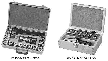 ER SPRING COLLET SYSTEM ER11,16,20,25 STRAIGHT SHANK COLLET CHUCK KIT (ST)