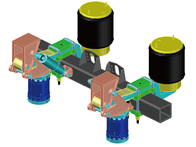 CTK Air Cylinder Push-Lift Air Suspension System