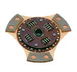 Clutches and clutch pressure plates for racing cars