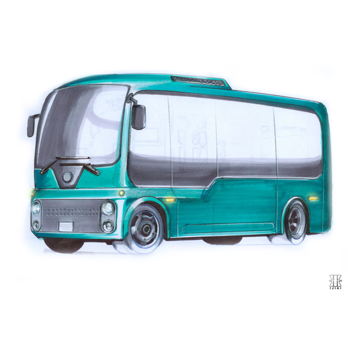 城際運輸巴士造型設計(Intercity)-Bus Design