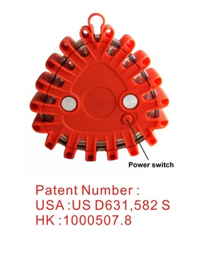 Flared LED Warning Light-BW-115V-1