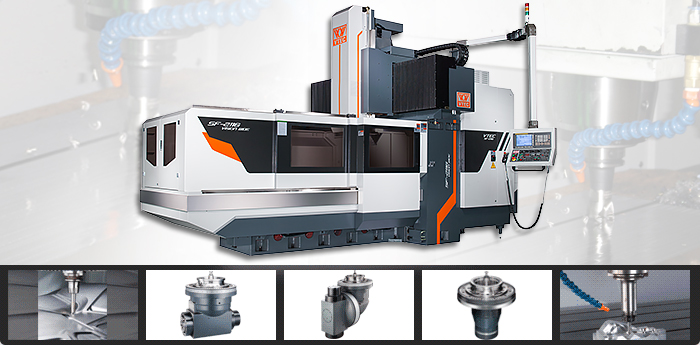 SF Series - High Efficiency Double Column Machining Center-SF Series