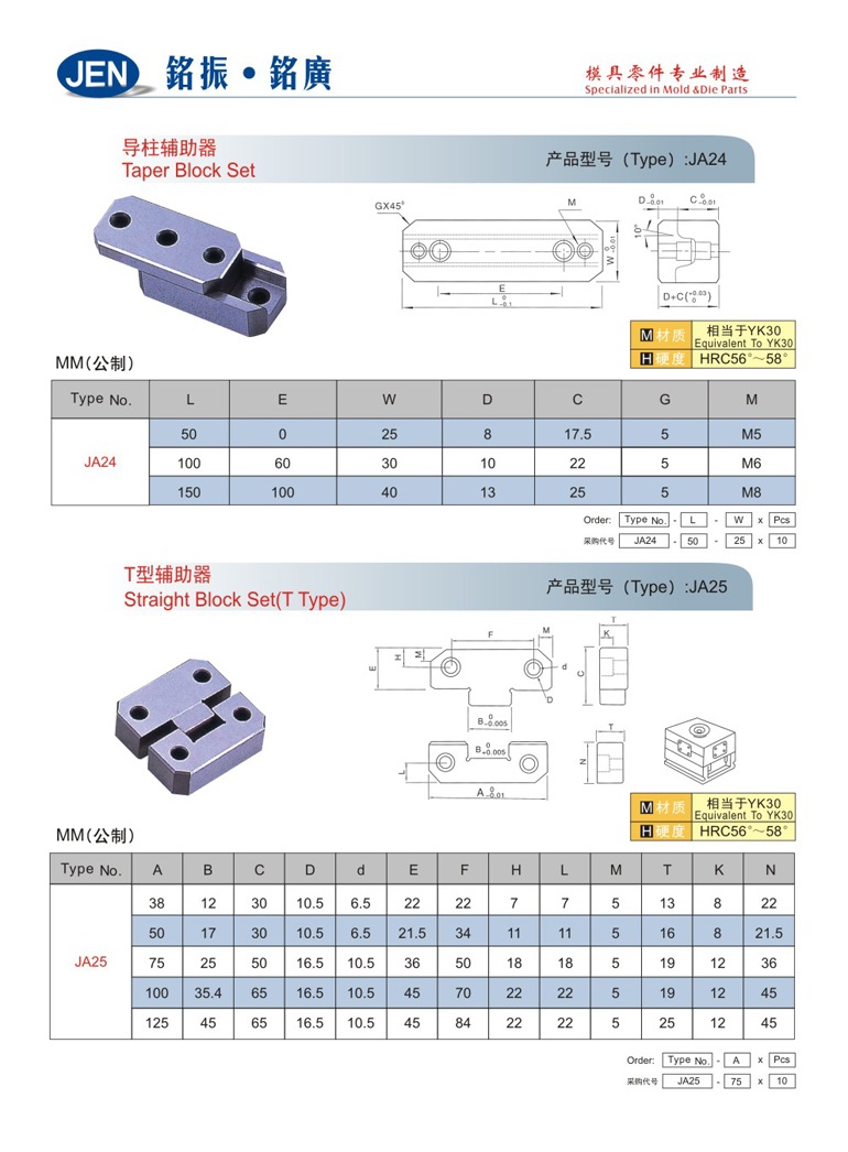 Tappered Block Set-JA24/25