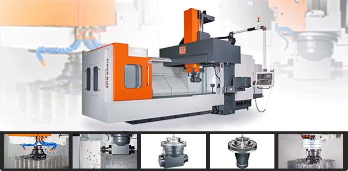 VB Series - Rigid Heavy Cutting Double Column Machining Center-VB Series