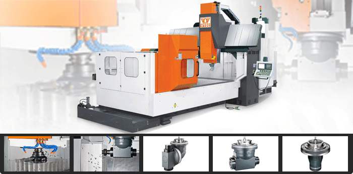 VF Series - Rigid Heavy Cutting Double Column Machining Center-VF Series