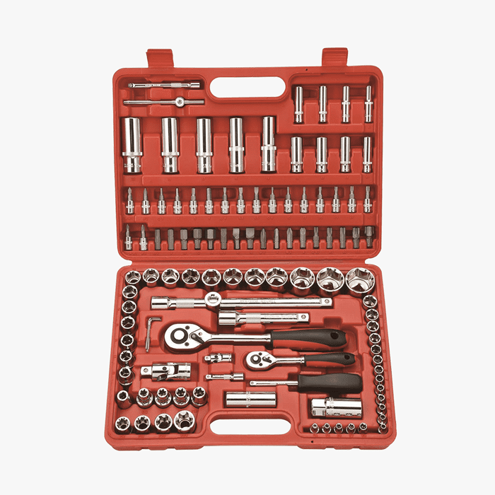 108pcs 1／4" & 1／2" Dr. Socket  Wrench Set