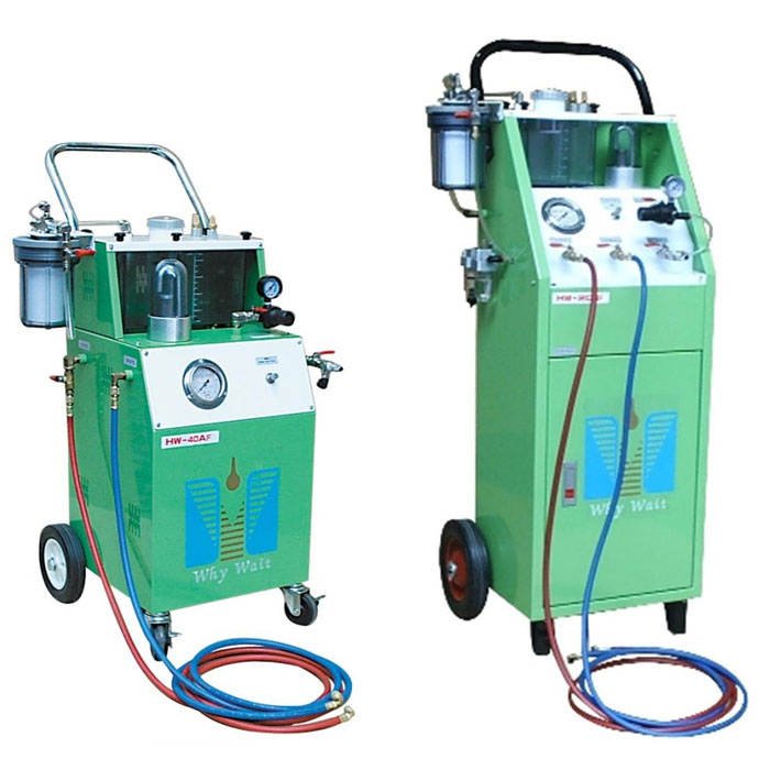 A／C System Flush Machine Series -HW-40AF/HW-20NF