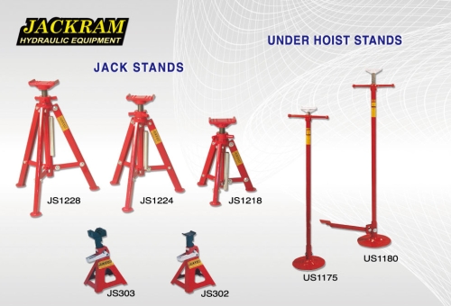 Jack Stands-JS1228, JS1224, JS1218,US1175,US1180,TS1102,JS302,JS303,JS60