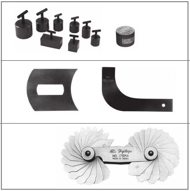 FUJI TOOL - 輔助磁性架 精密模具量規：彎度規、齒輪規、角牙規、中心測定棒、平行定規