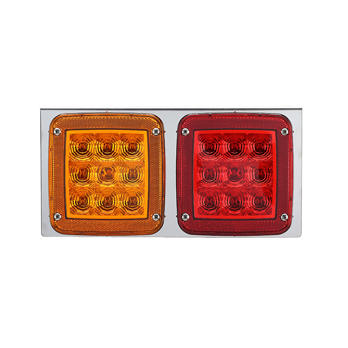 Tail Lamp Rear Light for Trucks Amber／Red light L shape
