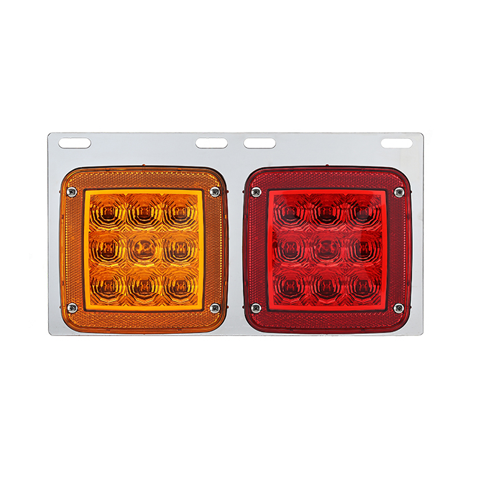 卡車貨車尾燈 警示燈 剎車燈 黃／紅燈殼 平面型
