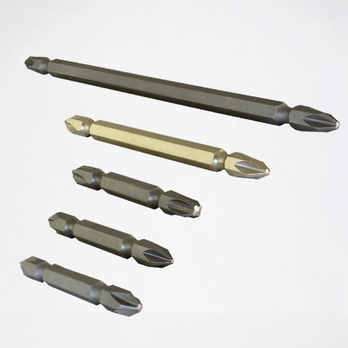 Power bits are with grooves and suitable for air tools and power tools
