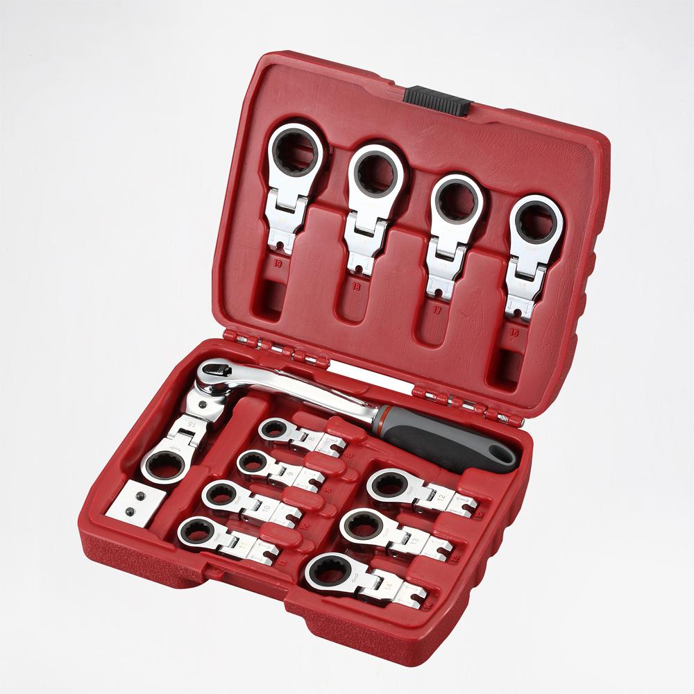 14pcs Flexible Gear Wrench Set