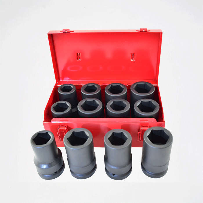 8pcs 3／4" Dr. Deep Impact Socket Set