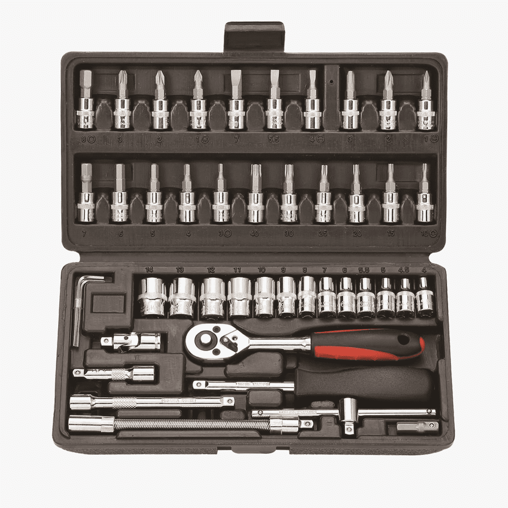 45pcs 1／4" Dr. Socket Wrench Set