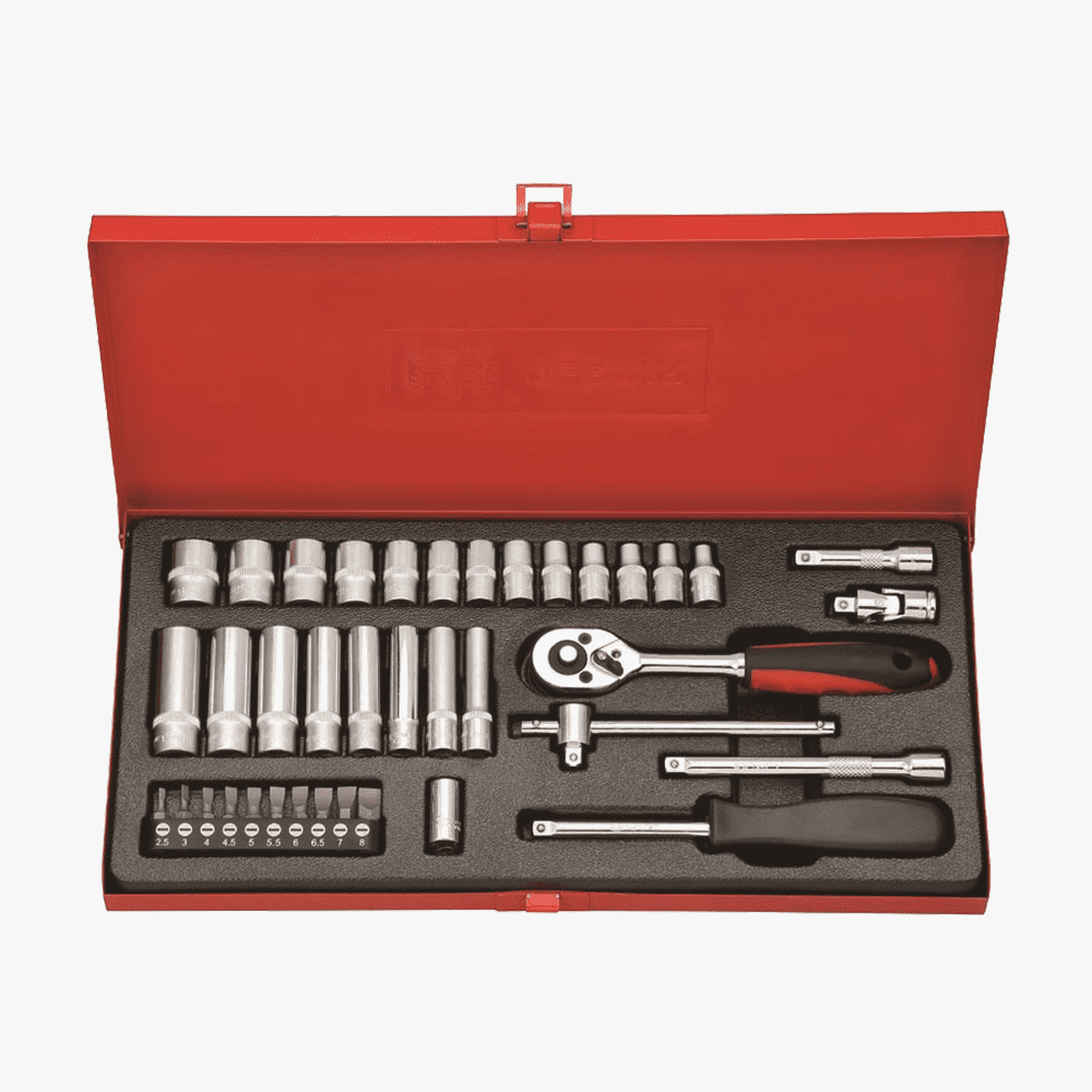 38pcs 1／4" Dr. Socket Wrench Set