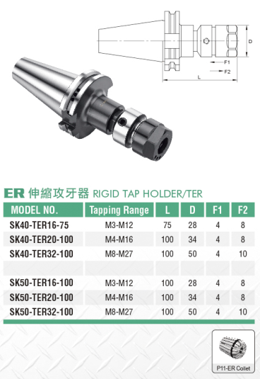 伸縮扭力攻牙器-TPA.TER