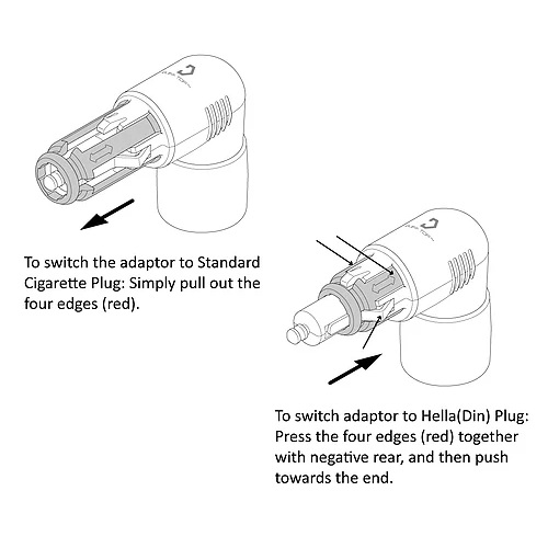 Cliff Top® 3.3 Amp Interchangeable USB Charger