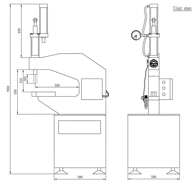 Supercharging Device Riveting Machine