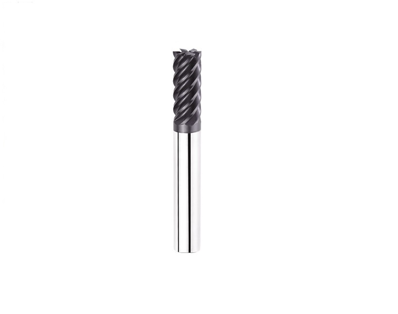 High Hardness Corner Radius End Mills, 6 Flutes