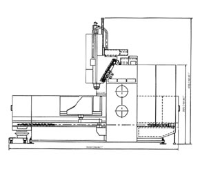 CNC 龍門加工中心機-TC-CNCL-3000