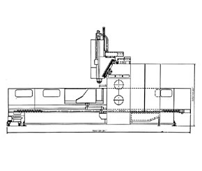 CNC Double Column Machining Center-TC-CNCL-2000