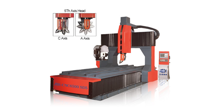 JIH-CNC SD5 Type Travelling Double Column 5-Axes Machining Center-JIH - CNC 6500 SD5