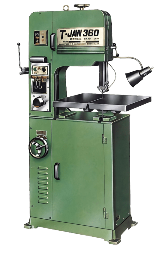 Vertical Variable Speed Bandsaw with Stationary Table-MODEL 360-MODEL 360