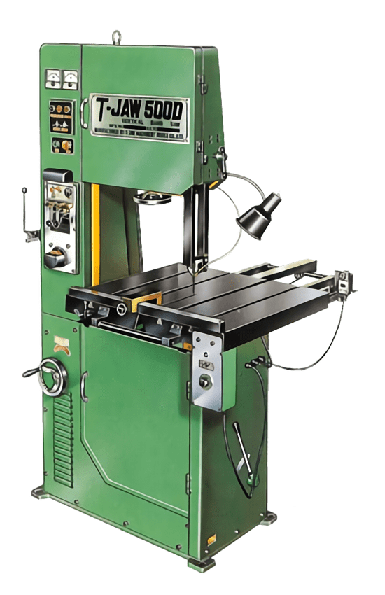Vertical Variable Speed Bandsaw with Auto-Sliding Table-MODEL 500D-MODEL 500D