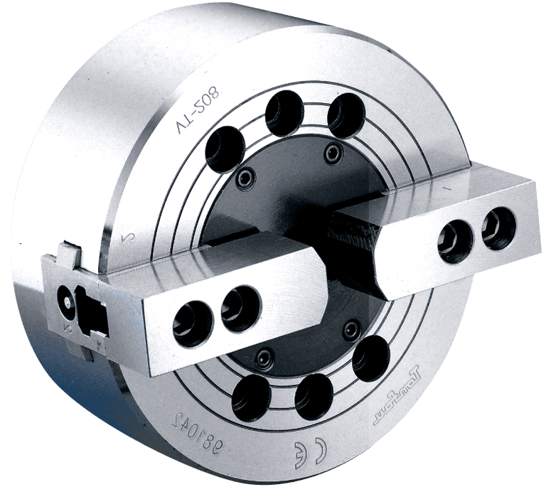 2-jaw wedge type non through-hole power chuck (without adaptor)