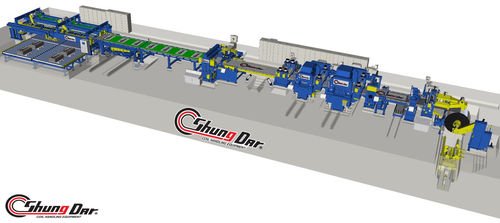 Metal Coil Tension Leveling Rotary Shear Line-鋼卷張力整平飛剪線