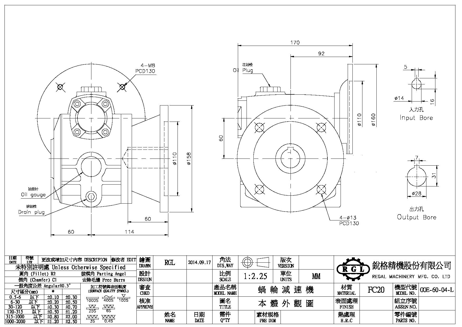 Double Flange Type Reducer-GOE 