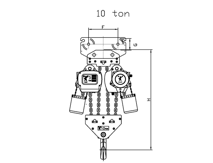 50HZ Electric Monorail chain hoist