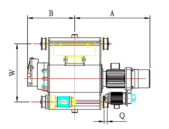 50HZ 雙軌雙速電動鋼索吊車