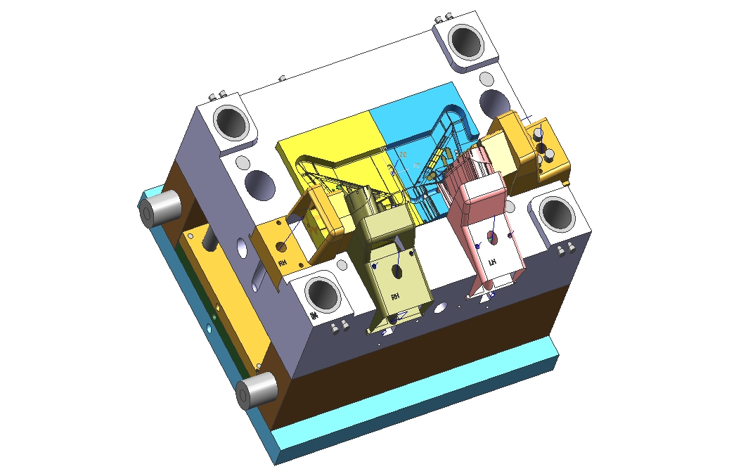 Side Mirror Base Injection Mold OEM