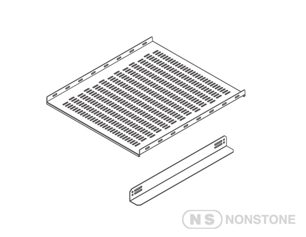 ME Rack 配件：19＂Rack 支架 19＂Rack 固定承板-ME Series