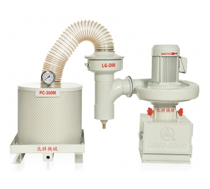 二段式高壓油霧回收機+分離式油煙處理座(M系列)-LG-200M