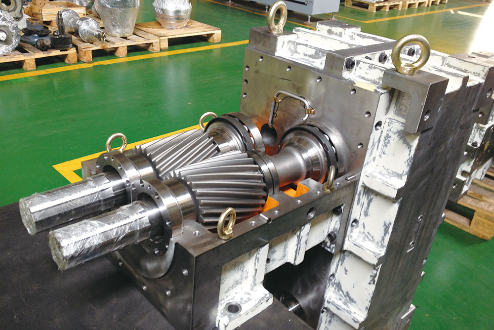 Gearbox for Counter-rotating Conical Twin Screw Extruders-SLYZ系列