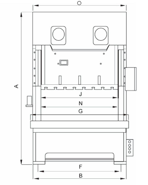 C-Frame Double Crank Precision Power Press