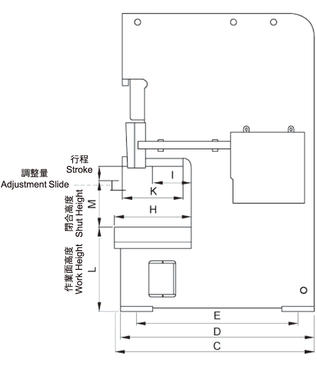 C型雙軸式精密沖床-CDP  Series