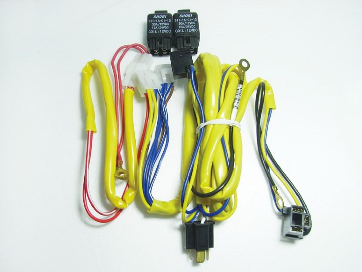 Auto wiring harness - Headlamp turn up kit H4-2