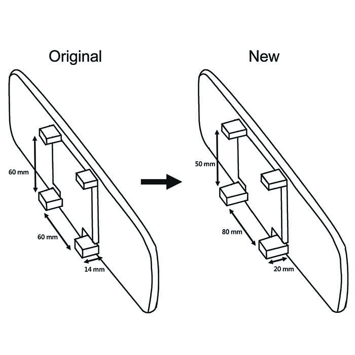 WILD ROOM MIRROR (NEW CLAMP)-LY-102