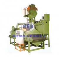 DOUBLE COLUMN CONVEYOR BELT TYPE SHOT BLASTING MACHINE 