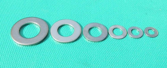 Titanium flat washers